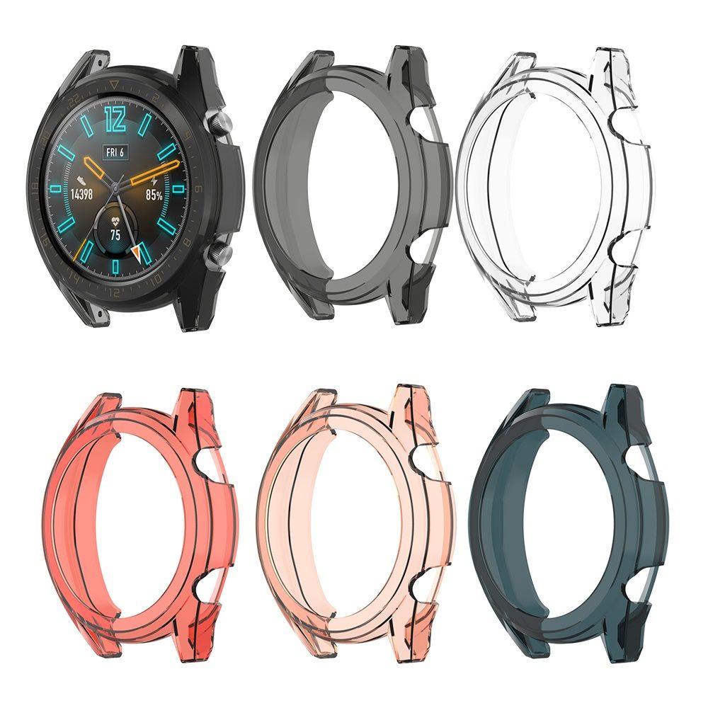 Ốp Bảo Vệ Bằng TPU Mềm Trong Suốt 46mm Cho Đồng Hồ Huawei Watch GT Active / GT 2