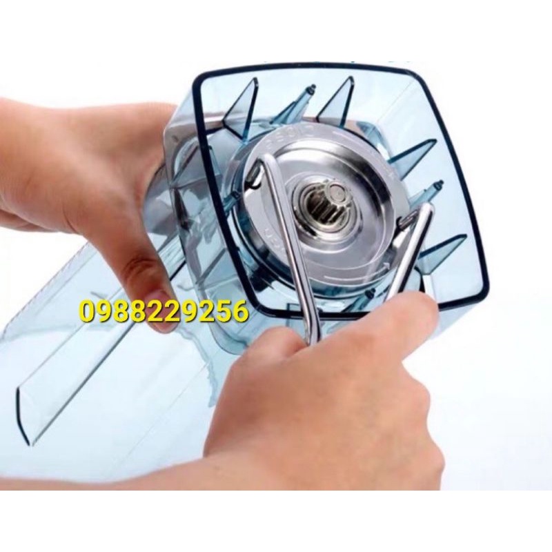 Thanh mở tháo đế đỡ lưỡi dao máy xay sinh tố công nghiệp