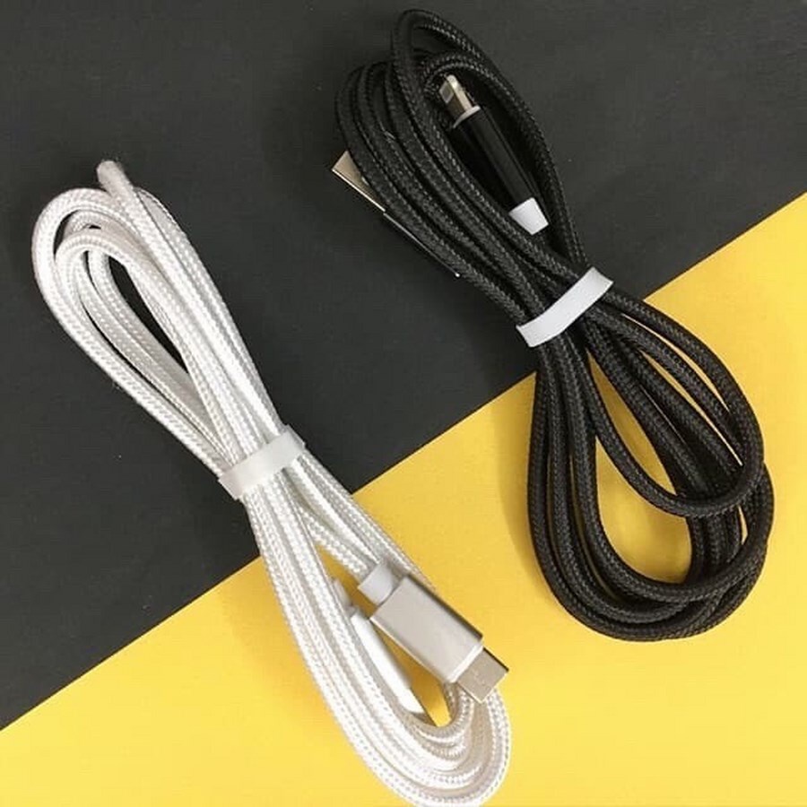 Cáp sạc Type C, sạc các thiết bị di động hỗ trợ sạc nhanh qua cổng Type C, cáp bọc dù