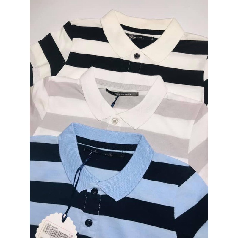 Áo polo cotton siêu mềm bé trai