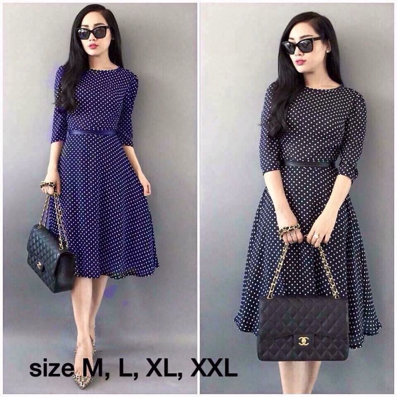 Đầm xoè công sở D021 | BigBuy360 - bigbuy360.vn