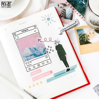 Hình dán trang trí Mo Card 40 miếng