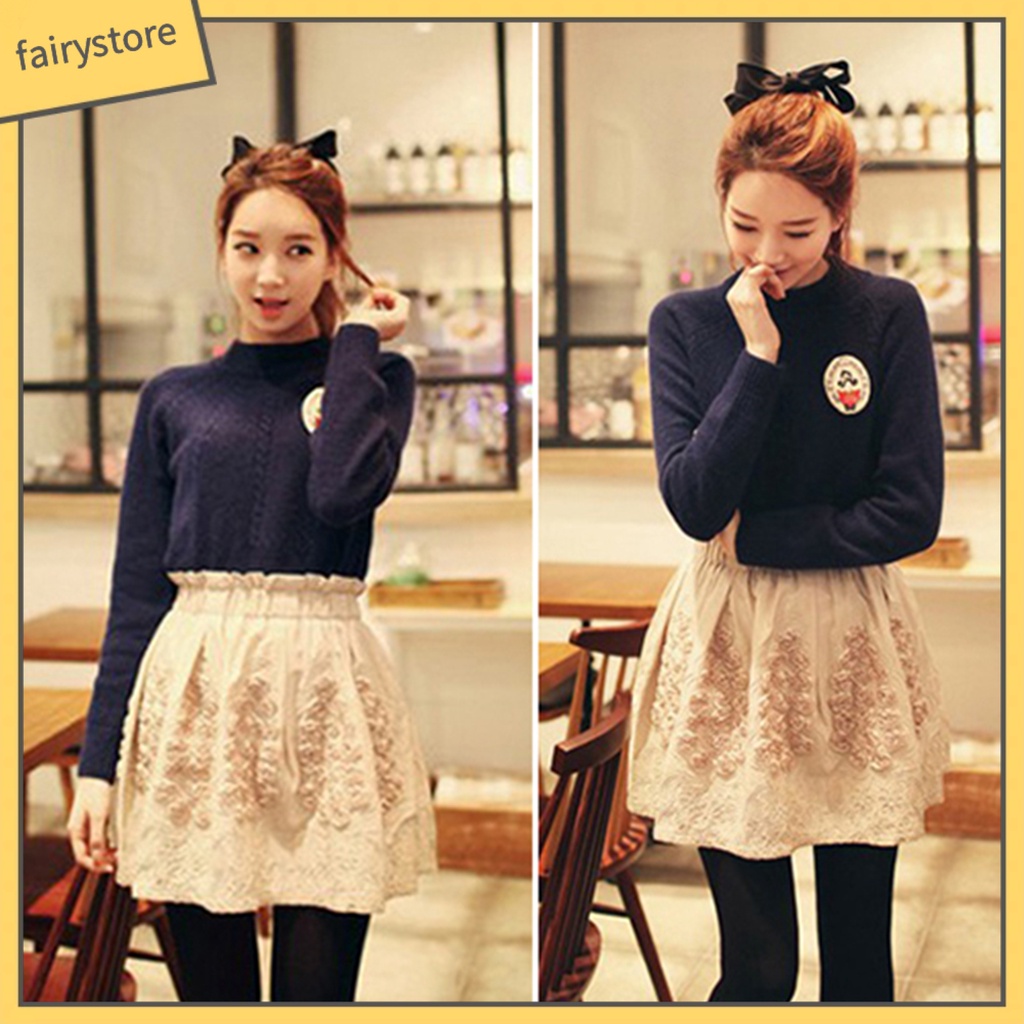 Dây buộc tóc nơ vải satin dễ thương cho nữ