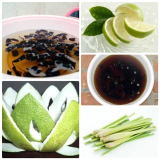 Tinh dầu bưởi và dầu gội bưởi ( 2 chai )