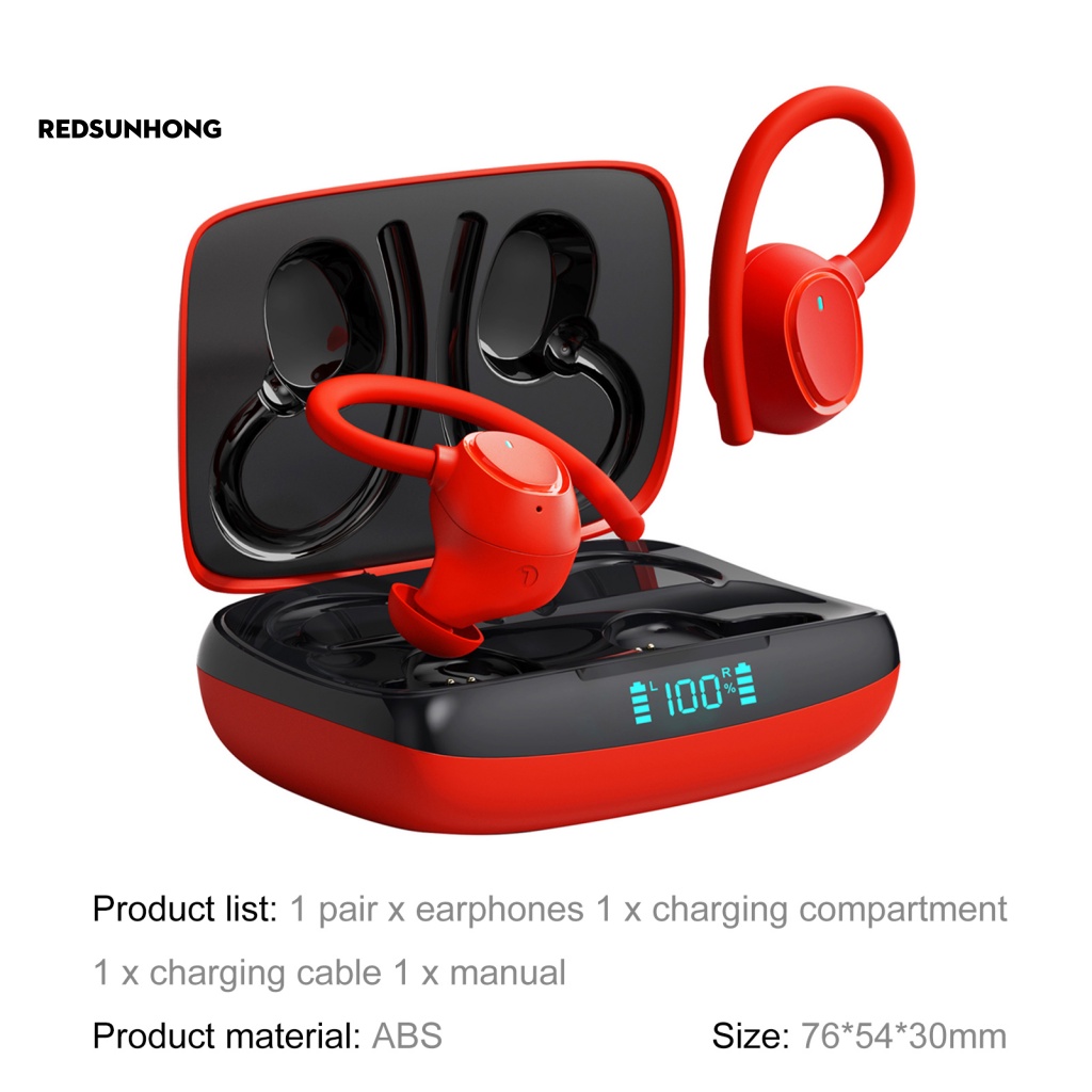 Tai Nghe Thể Thao Chống Nước IPX5 Bluetooth5.1 Âm Thanh Nổi Có Móc