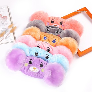 HY/ Khẩu trang có bịt tai kiểu dáng hoạt hình dễ thương cho bé