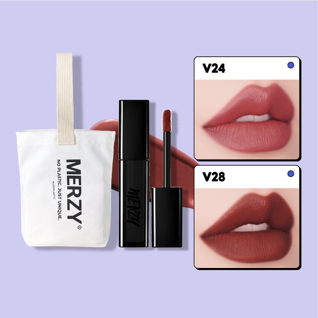 Combo Túi Vải + Son Ngẫu Nhiên Merzy