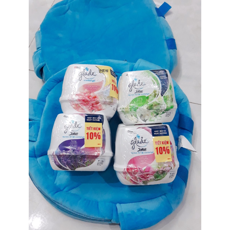 Combo 2 hộp sáp thơm GLADE Hương Hoa Oải Hương - Lavender 180g x 2 (Tiết kiệm 10%)