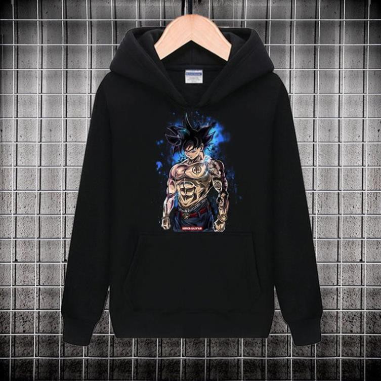 SALE- Áo Hoodie Đen Anime Dragon Ball - Hoạt Hình 7 Viên Ngọc Rồng - áo cực HOT /mẫu mới nhất