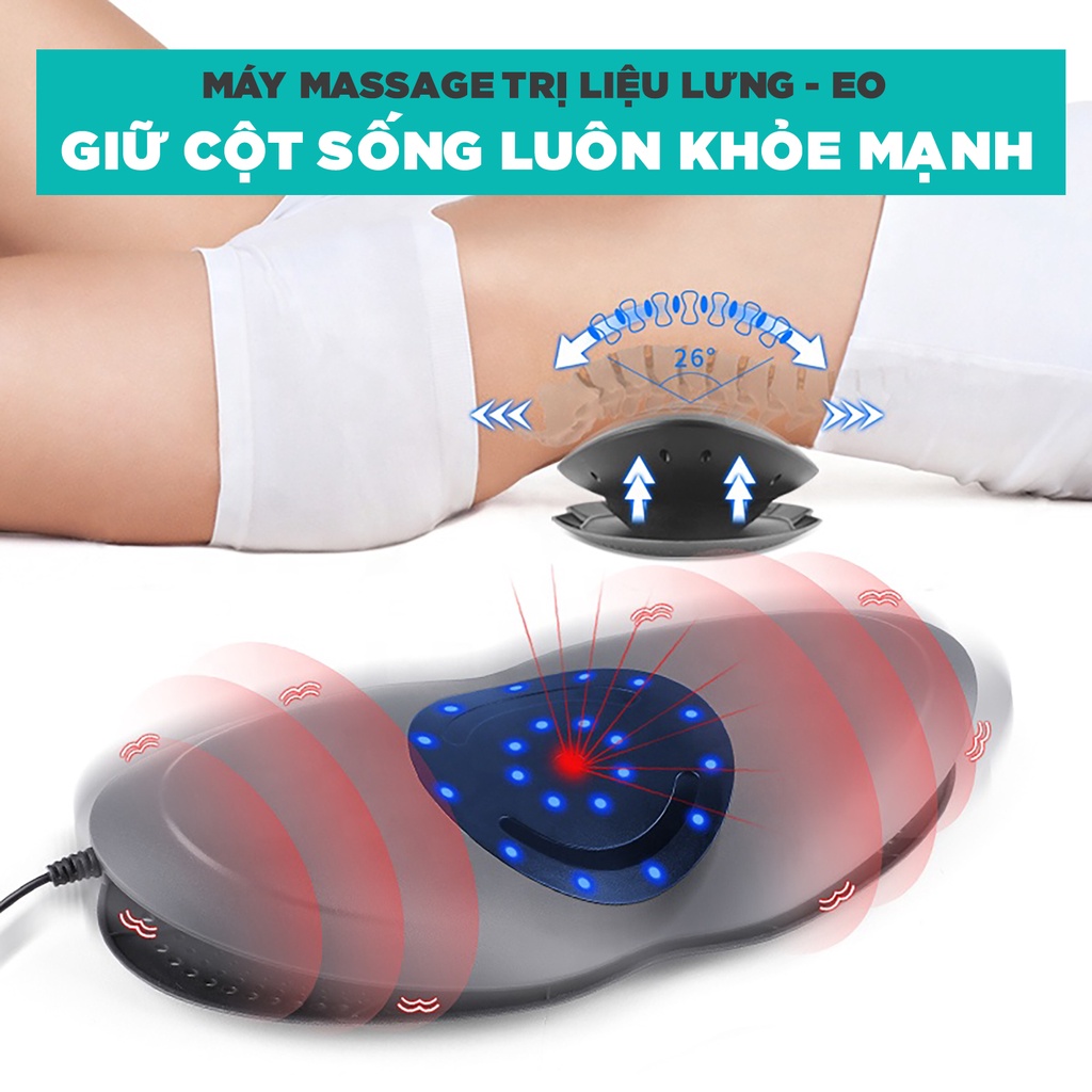 Máy Massage Trị Liệu Lưng, Hông, Eo Cao Cấp KINGTECH KB-920 - Chuyên Sâu Thắt Lưng, Cột Sống - Bảo Hành 12 tháng