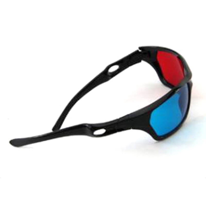 DSVN 2pcs Frame Red Blue 3D Glasses For Dimensional Anaglyph Movie Game DVD