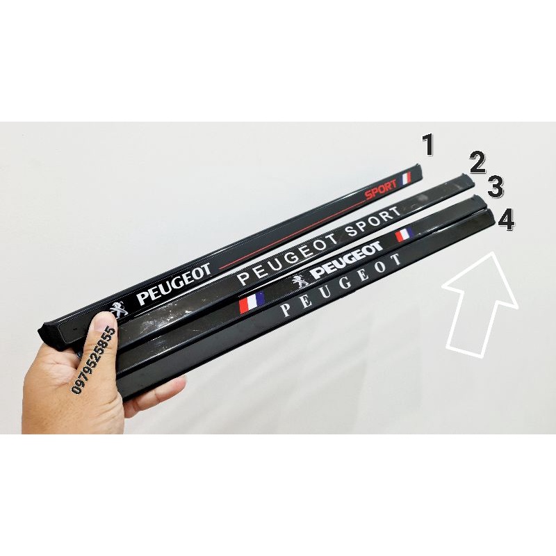 Khung biển số dài cho xe Peugeot kích thước mới  , bọc biển số nhựa xe peugeot