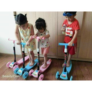 Xe trượt scooter 3 bánh có đèn phát sáng