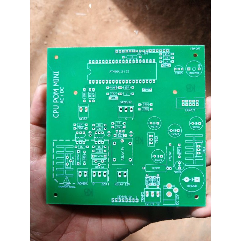 Pcb Cpu Pom Mini Ac Dc