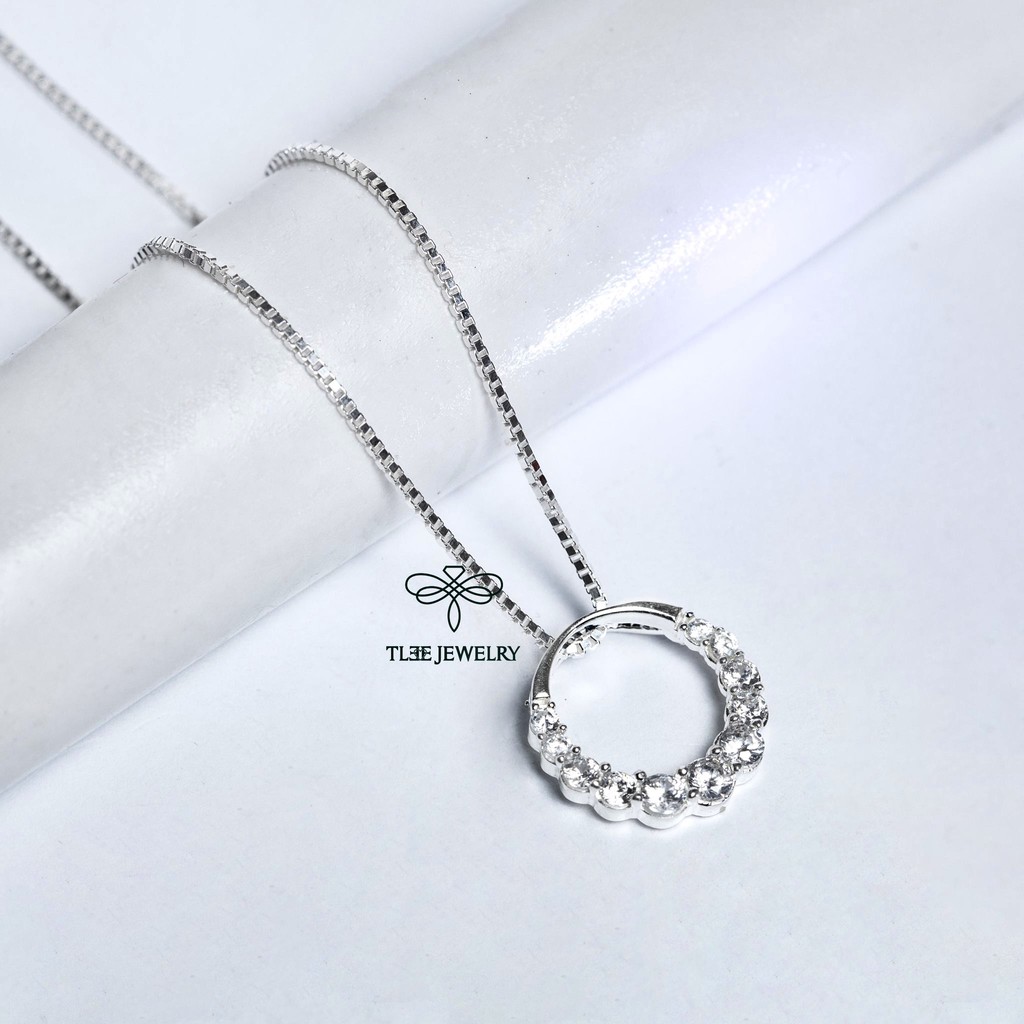 Dây chuyền bạc nữ, vòng cổ ENDLESS SPACE - TleeJewelry