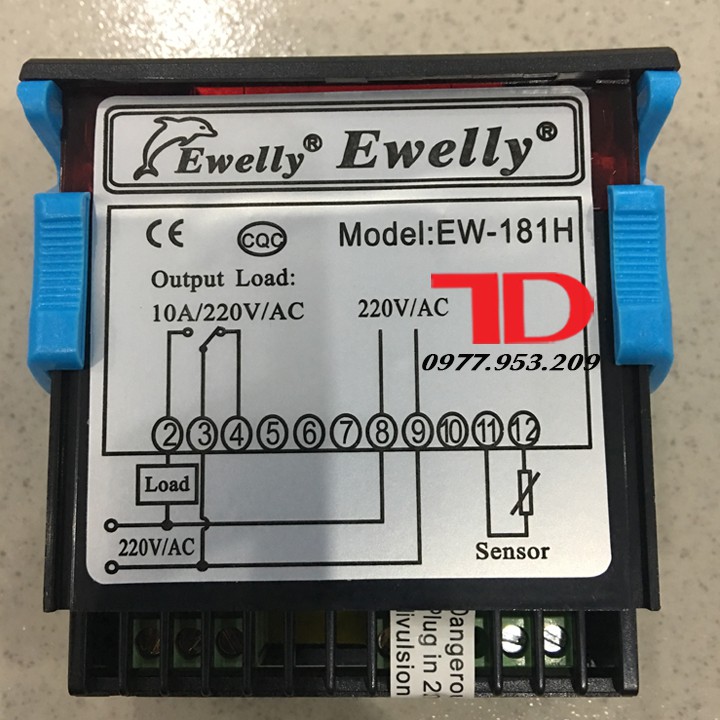 Bộ điều khiển nhiệt độ kho lạnh Ewelly EW181H