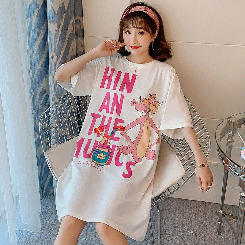 Mới đồ ngủ Tay Ngắn Dáng Rộng Họa Tiết Hoạt Hình Phong Cách Hàn Quốc Thời Trang Mùa Hè Quyến Rũ Cho Nữ | BigBuy360 - bigbuy360.vn