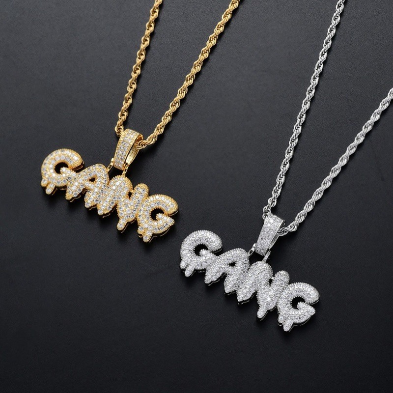 MẶT DÂY CHUYỀN CHỮ GANG BY MAMA KING TẶNG KÈM DÂY ĐEO