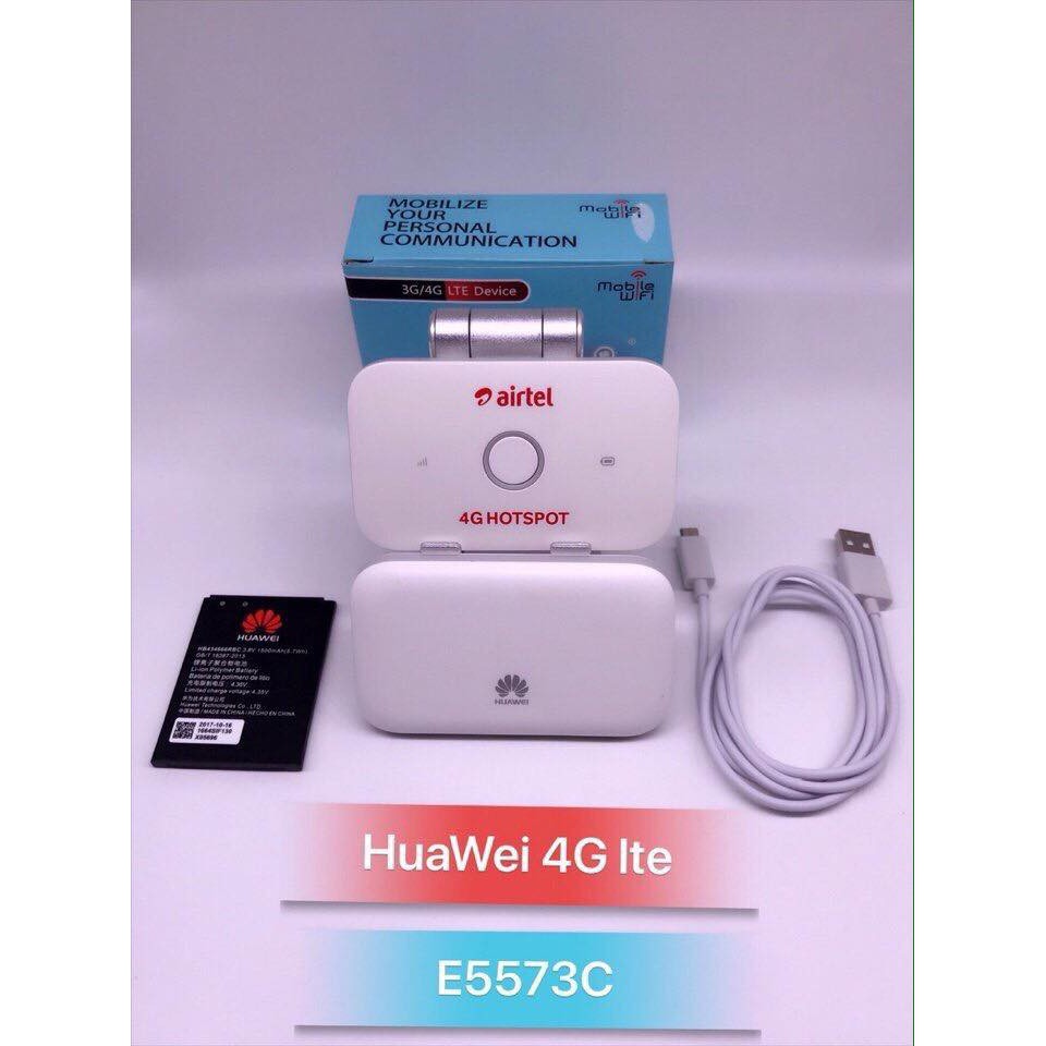 Phát Wifi 4G Huawei E5573C Airtel Bolt Zong LTE 150Mbps Chính Hãng