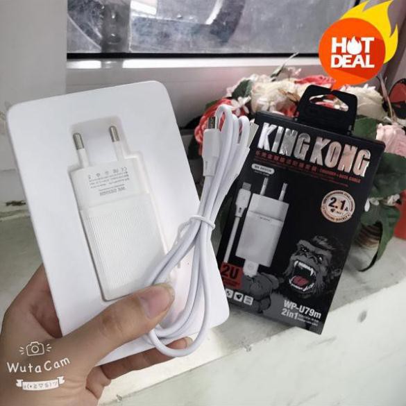 Bộ sạc nhanh kingkong U79 samsung 2 cổng usb | BigBuy360 - bigbuy360.vn