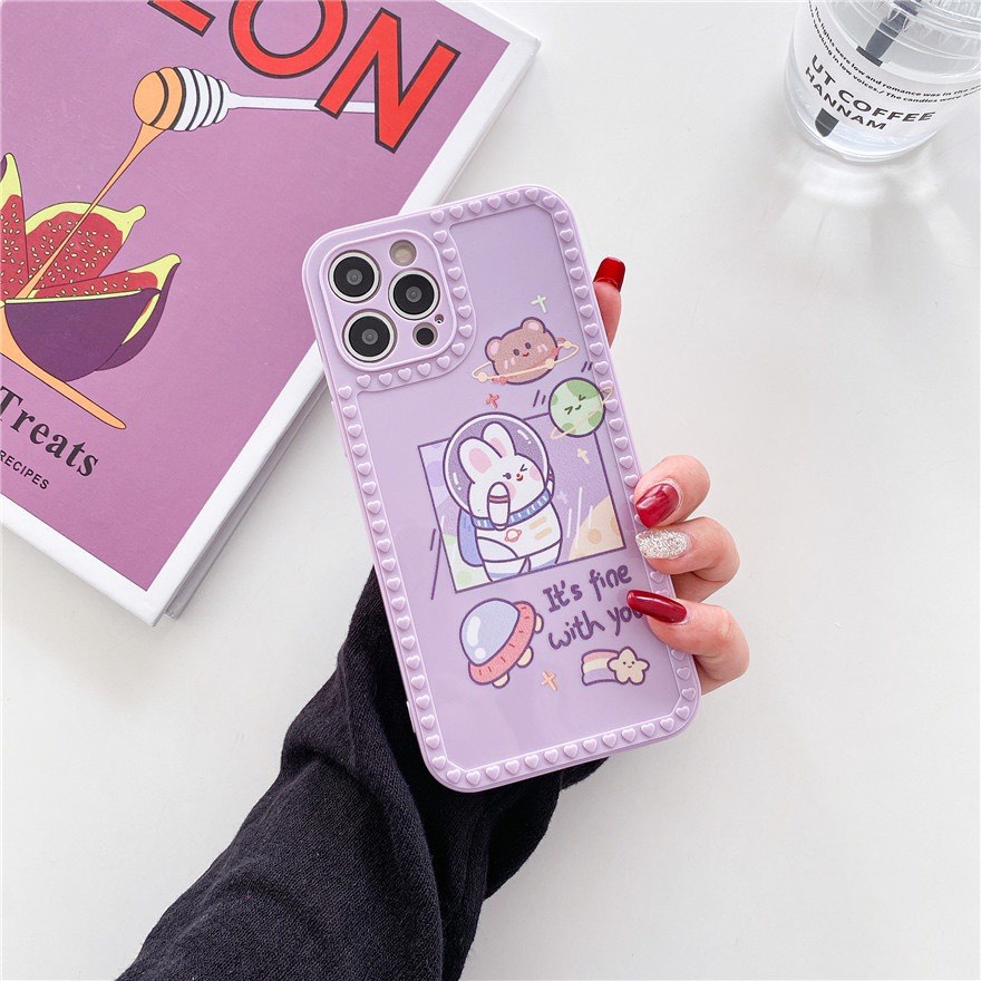 Ốp viển silicon hình trái tim iphone 6/6s/6 plus/6s plus/7/8/se 2020/7 plus/8 plus/X/Xs/Xs max/11/11 pro max