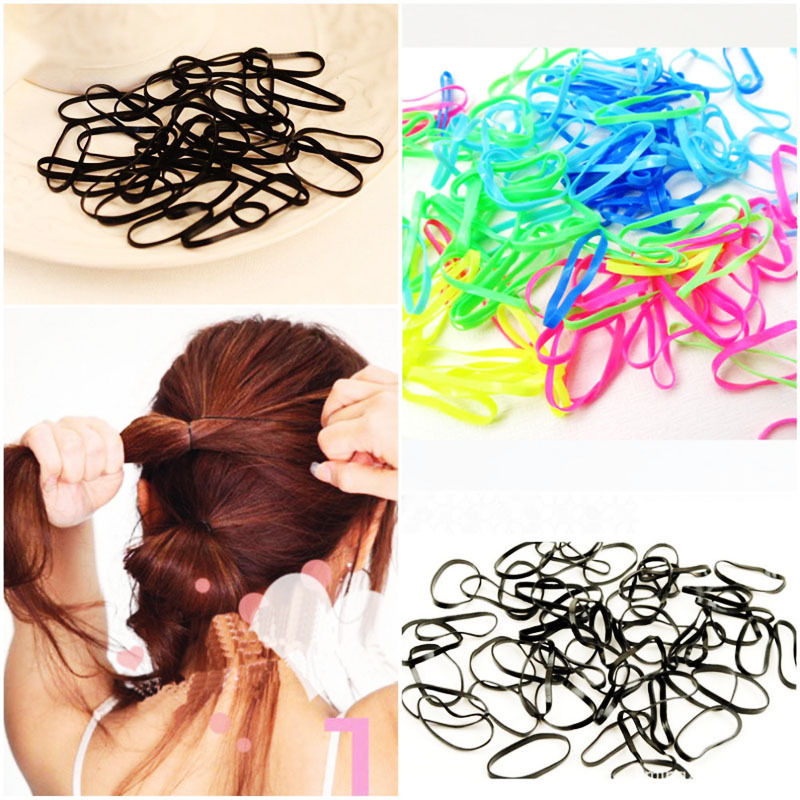Túi 1000 Dây Thun Cột Tóc Nhiều Màu Sắc Tiện Dụng Cho Nữ