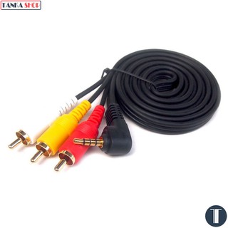 Cáp chuyển 3.5mm sang AV 3 RCA Audio Video 1.5m (B)