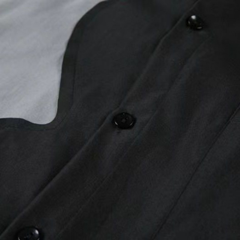 Áo Sơ Mi Tay Dài Phối Màu Tương Phản Thời Trang Xuân Thu 2022 Cho Nam Và Nữ