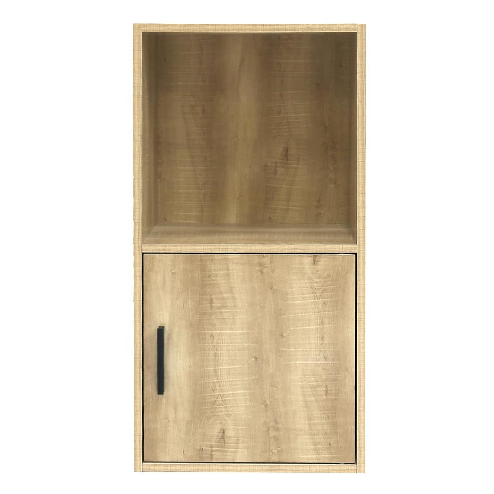 HomeBase FURDINI Kệ tủ gỗ 2 ngăn LOFT style Thái Lan W40xD29xH79.5CM màu gỗ tếch