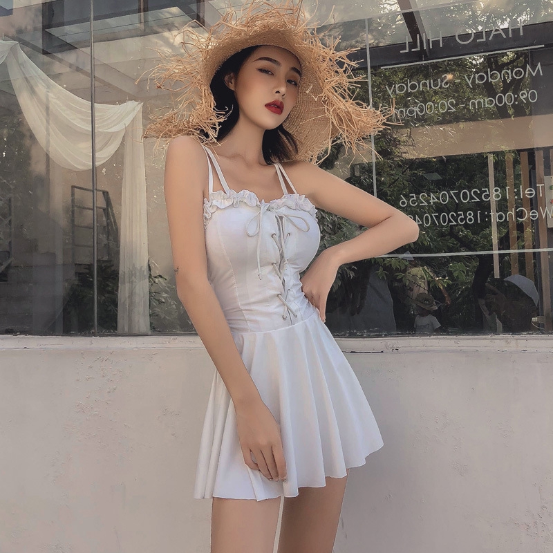 Bộ Đồ Bơi Nữ Liền Mảnh Dáng Váy Che Bụng Bộ Đồ Bơi Nữ Đẹp Áo Bơi Dạng Váy | BigBuy360 - bigbuy360.vn