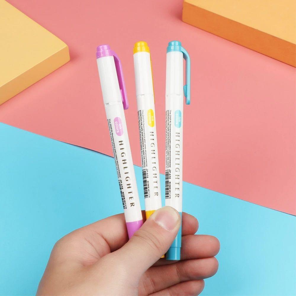 Hộp 5 bút đánh dấu MMULCK màu sắc khác nhau dạ quang dành cho vẽ nghệ thuật học tập làm việc DIY