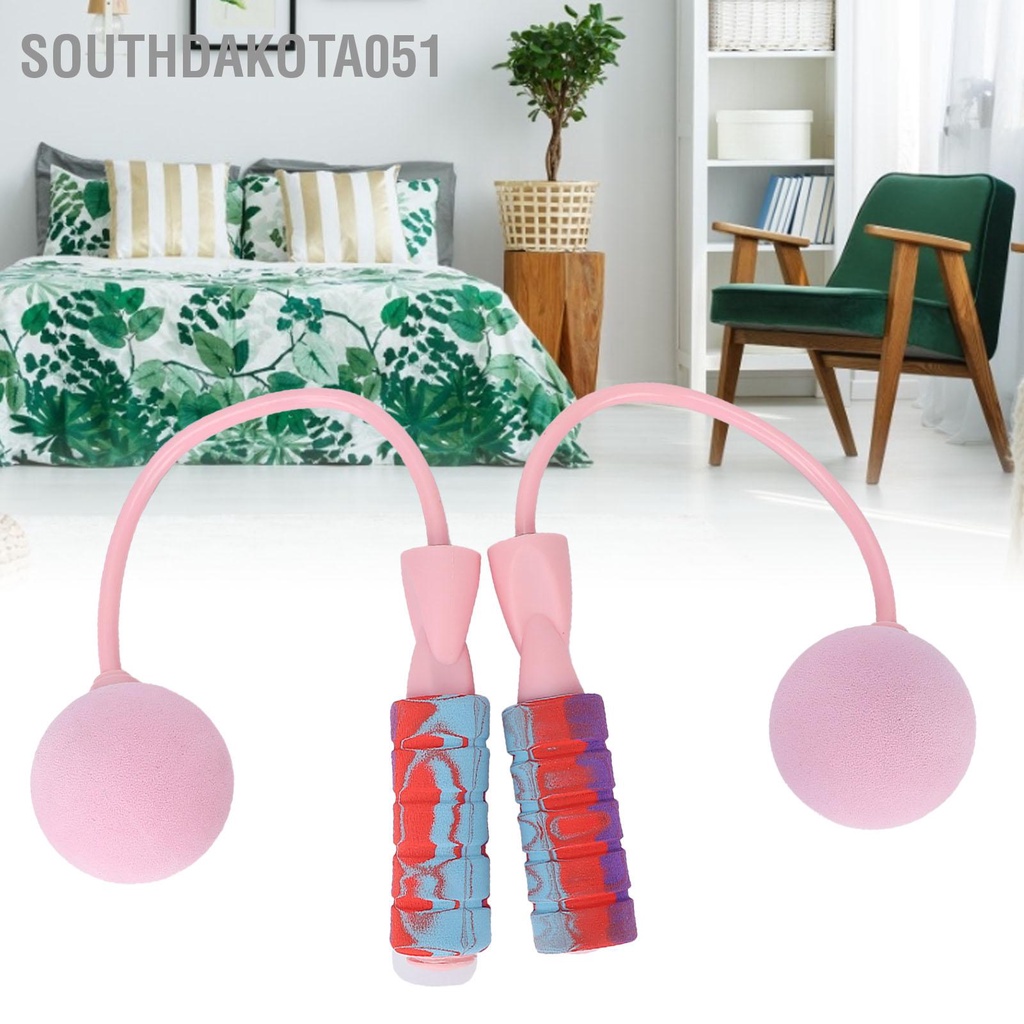 Southdakota051 Dây nhảy không dây Thể dục thể thao Đào tạo chất béo Đốt cháy (Màu hồng)