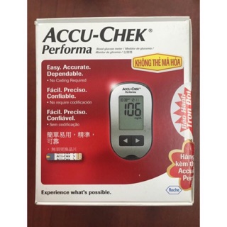 Máy Đo Đường Huyết ACCU-CHECH Performa - Tặng Hộp Que Thử 10 Test