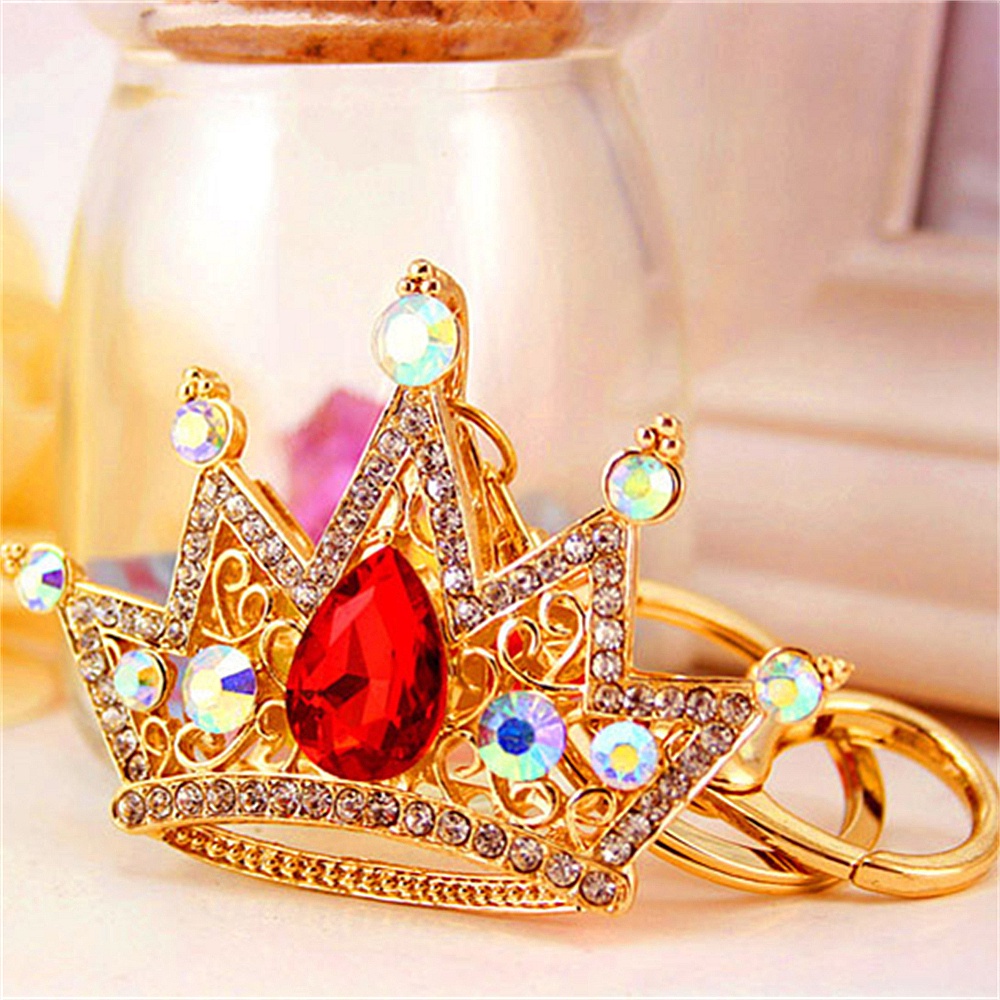 Móc Khóa Hình Vương Miện Đính Đá Thời Trang