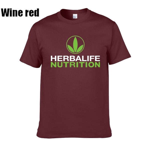 HERBALIFE Áo Thun Thể Thao Cổ Tròn Dáng Ôm Thời Trang Mùa Hè 2022 Cho Nam Và Nữ Size S-3XL