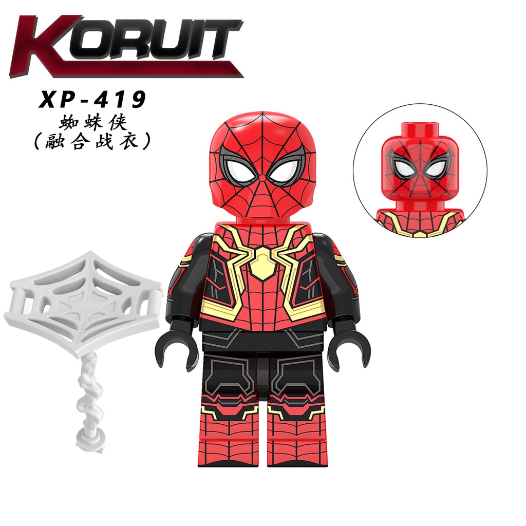 Minifigures Các Mẫu Nhân Vật Siêu Anh Hùng Người Nhện Spiderman Mysterio KT1055 - Đồ Chơi Lắp Ráp Mini