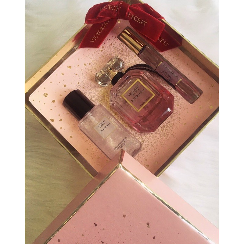 Bộ quà tặng Bomshell Seduction Luxe Fine Fragrance là sự kết hợp hoàn hảo giữa nước hoa, xịt thơm.🌸 | BigBuy360 - bigbuy360.vn