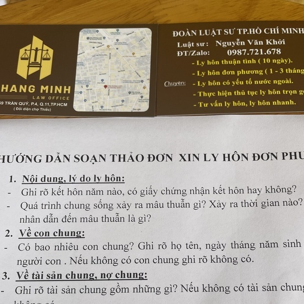 Mẫu đơn ly hôn đơn phương tại thành phố hồ chí minh và tài liệu hướng dẫn viết đơn