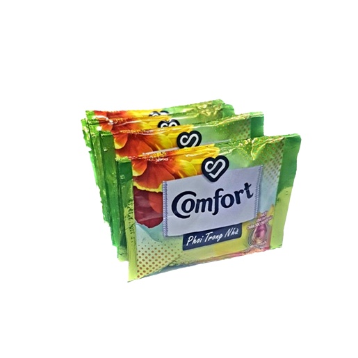 Combo 3 dây nước xả vải Comfort 1 lần xả hương Nắng Mới phơi trong nhà gói 20ml - dây 10 gói - nước xả quần áo thơm lâu
