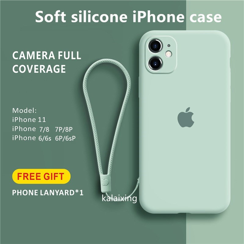 Ốp điện thoại silicon mềm bảo vệ ống kính camera cho iPhone Xs Max 7/8 Plus 6 / 6s Plus