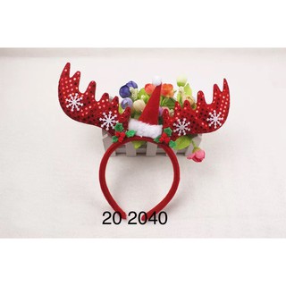 Băng đô cài tóc sừng tuần lộc Noel 2020