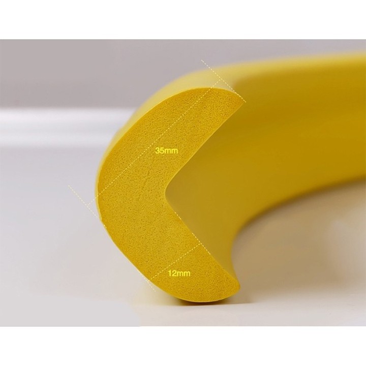 Xốp bọc cạnh bàn 2m chất liệu PE nhiều màu sắc, bọc góc bàn bảo vệ an toàn cho trẻ FASOLA