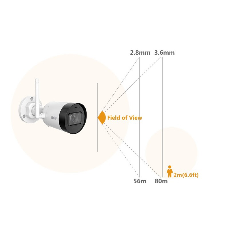 Camera IP Imou Outdoor Bullet Lite 4MP QHD G42P