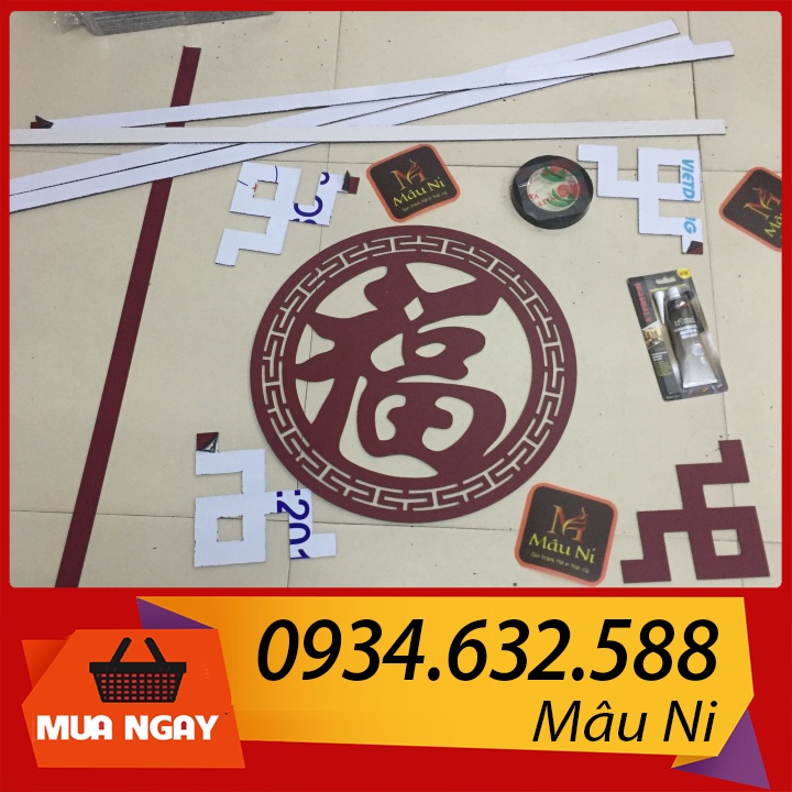 sx - BỘ VIỀN CHỈ VÁCH THỜ / Ốp trang trí bàn thờ MÂU NI dùng dán sau bàn thờ gia tiên, tủ thờ, bàn thờ chung cư