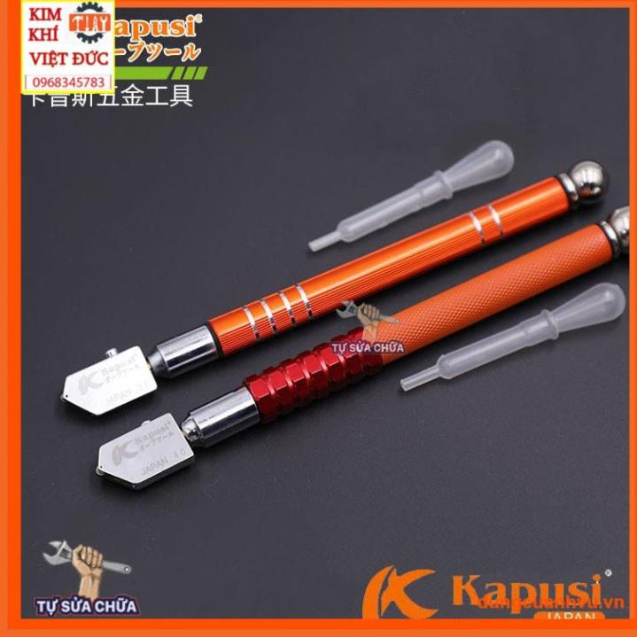 Dao cắt kính Kapusi Nhật Bản cao cấp loại xịn sắc bén chuyên cắt kính dày 10-20mm
