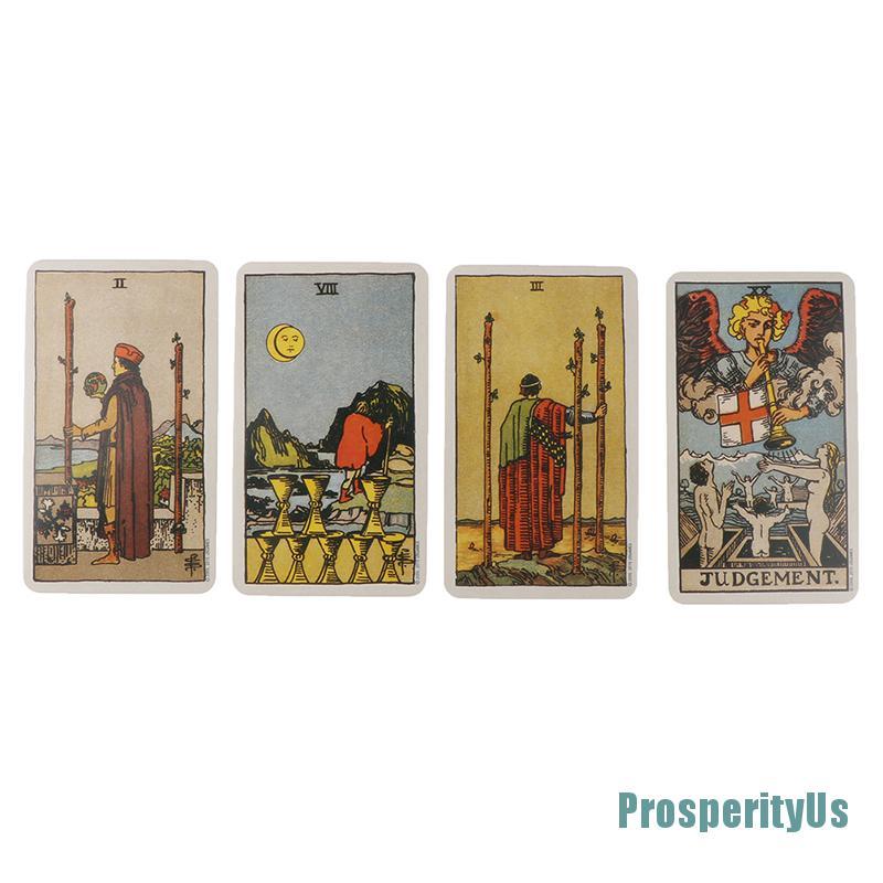 1 Hộp 78 Lá Bài Tarot Ma Thuật Thẻ