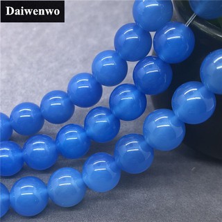 Chuỗi hạt đá mã não xanh 6-10mm tự nhiên