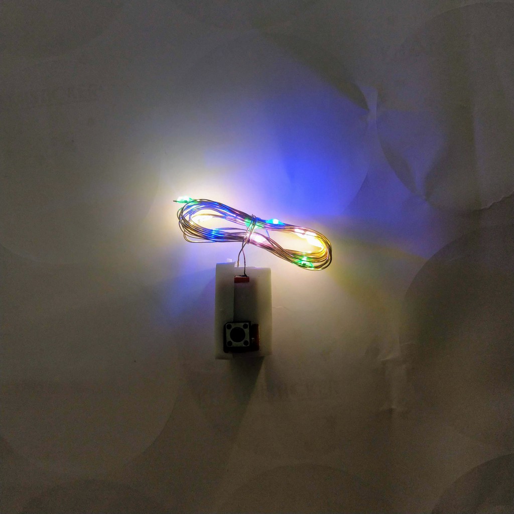 30 cái đèn led đom đóm đèn led trang trí đèn fairylight fairy light nhiều màu dài 1m