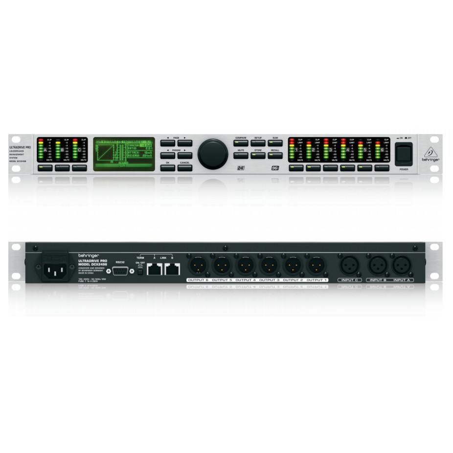 CONTROLLER BEHRINGER  DCX2496 CHÍNH HÃNG DÀNH CHO HỆ THỐNG ÂM THANH SÂN KHẤU