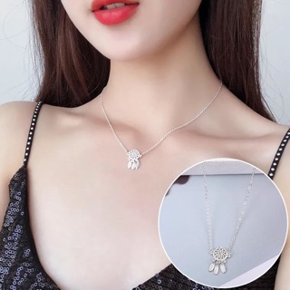 Vòng cổ phủ bạc S925 dreamcatcher quyến rũ